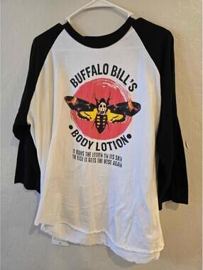 Silence Of The Lambs Buffalo Bill 3/4 T Shirt Men's Size XL